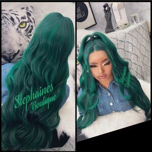 Human Hair Blended Lace Front Wig